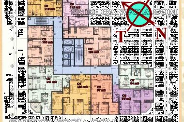 Bán Chung cư 133 m<sup>2</sup> căn C8, 3 phòng ngủ Chung cư SME Hoàng Gia