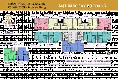 Bán Chung cư 96.1 m<sup>2</sup>, 3 phòng ngủ tầng 16 tòa V3 Chung cư The Terra An Hưng