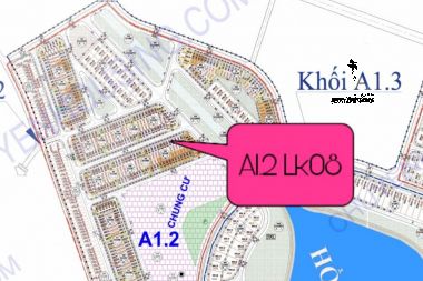 Bán Liền kề 100 m<sup>2</sup> phân khu A1.2 lô LK08 Khu Đô Thị Thanh Hà Cienco 5 - Mường Thanh