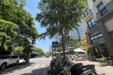 CHO THUÊ LIỀN KỀ SHOPHOUSE THE TERRA AN HƯNG: DIỆN TÍCH 94.8M2, MẶT TIỀN 6M HƯỚNG TÂY BẮC