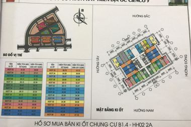Bán Chung cư 33.47 m<sup>2</sup> tầng 1 tòa B1.4 HH02-2A Chung cư B1.4 Thanh Hà Mường Thanh