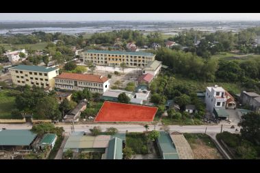 Bán đất mặt đường Trần Quang Khải thành phố Móng Cái mặt tiền siêu rộng, giáp dự án Vin Móng cái, đường rộng 20m, mặt tiền 25m